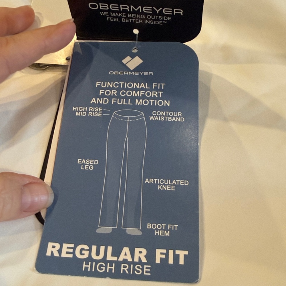 Obermeyer White Women's Ski Pants Size 10 - Picture 6 of 13